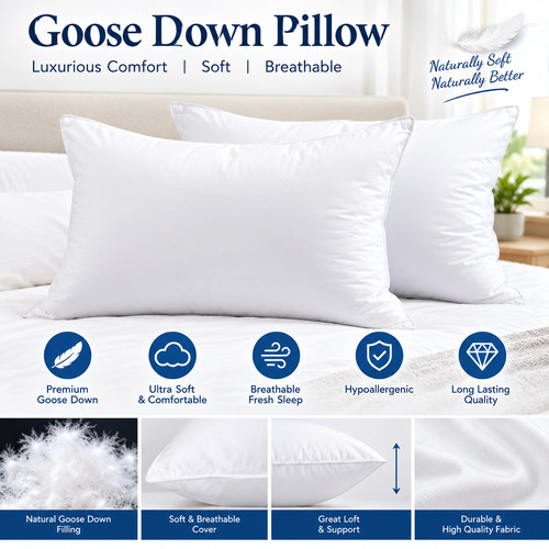 100 goose down - goose, natural