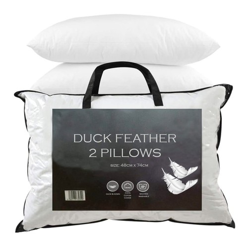 100 duck feather pillows - 100%,