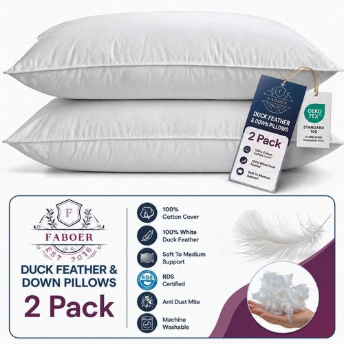 Duck feather down pillows - &,