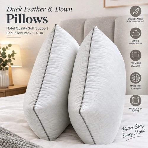 Duck feather down pillows - duck,