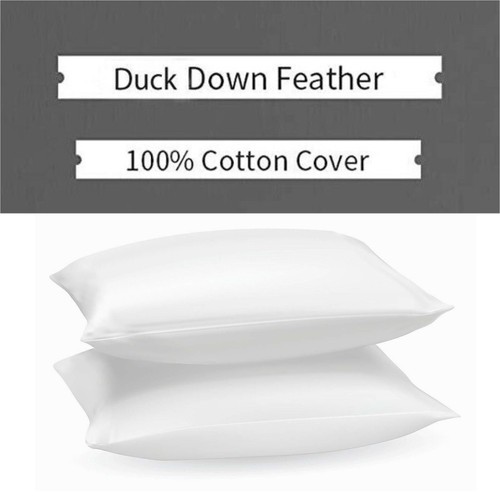 Duck feather pillows - 2x,