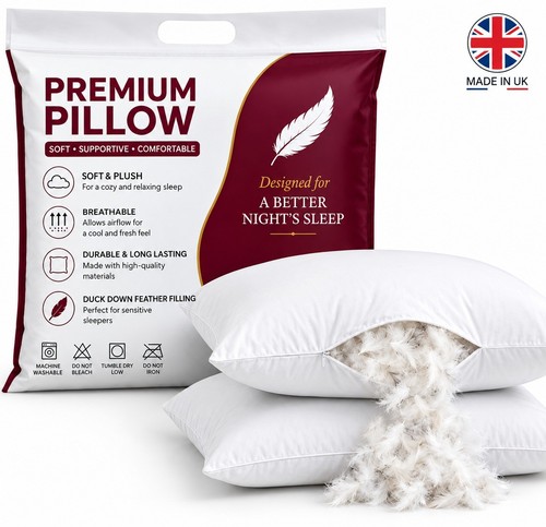Luxury plain bed - pillow, soft