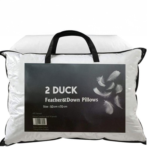 Duck feather down pillow - feather,